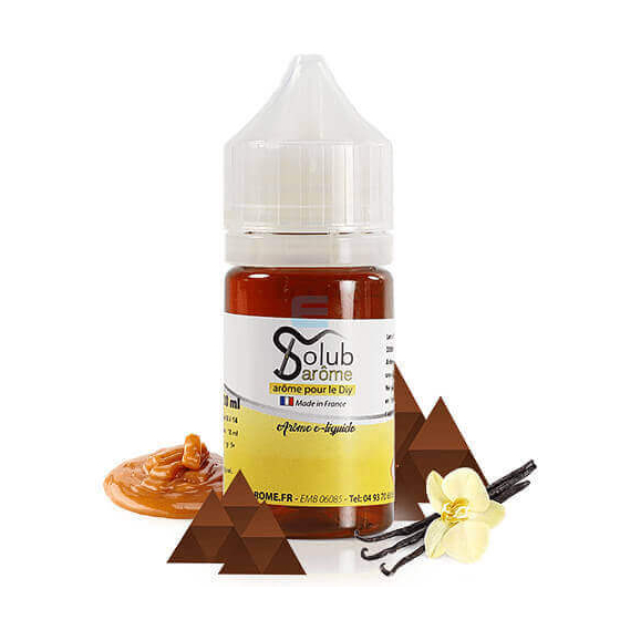 Caramel beurre salé - Arôme concentré e-liquide - Solubarome Contenance 10  ml