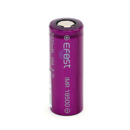 Efest purple IMR 18500 - 1000 mAh - 15A