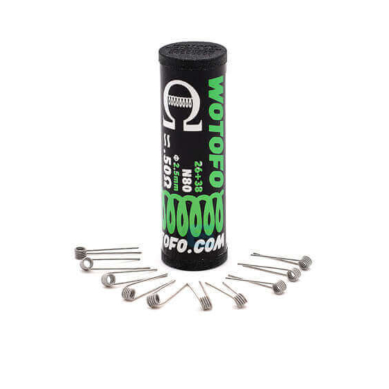 Coils Fused Clapton (x10) - Wotofo Coils Fused Clapton (x10) - Wotofo