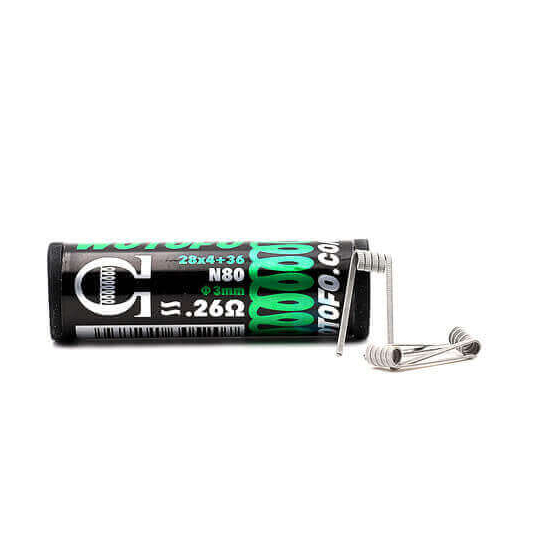 Coils Quad Core Fused Clapton (x10) - Wotofo Coils Quad Core Fused Clapton (x10) - Wotofo