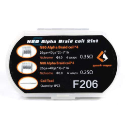 Pack N80 Alpha Braid Coil 2 en 1