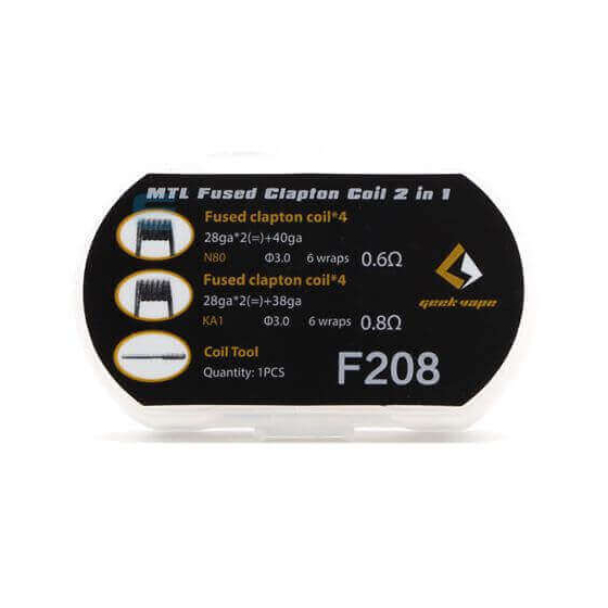 MTL Fused Clapton Coil 2 en 1 MTL Fused Clapton Coil 2 en 1
