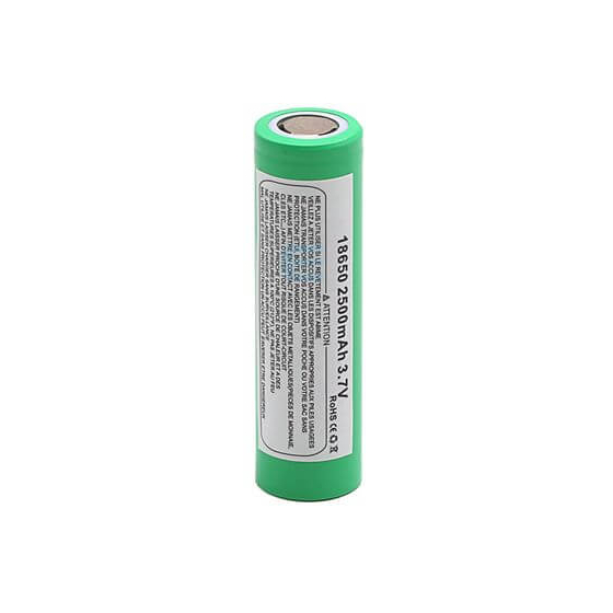 Accu Efest 25EF 18650 - 2500 mAh - 20A