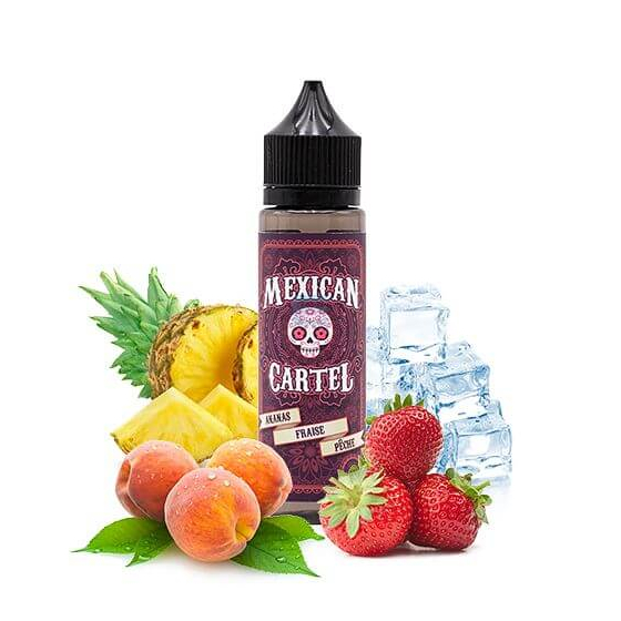 E-liquide Ananas Fraise Pêche 50 mL - Mexican Cartel