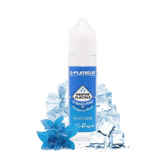 E-liquide Menthe Glaciale 50 mL - E-FUMEUR