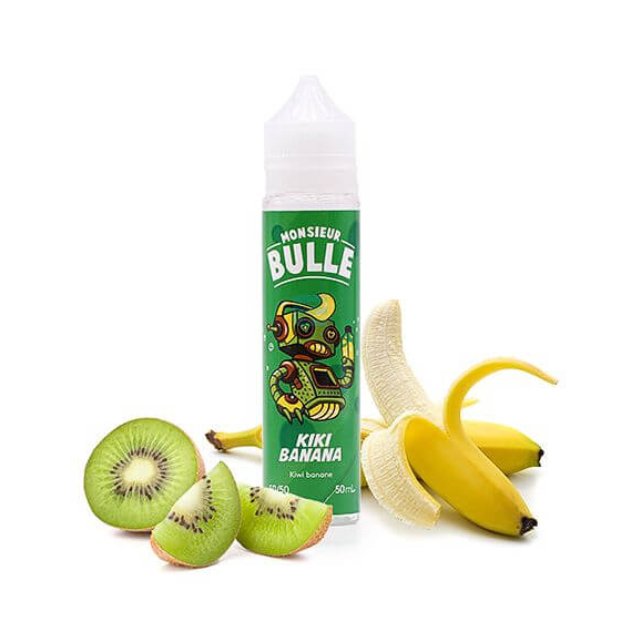 E-liquide Kiki Banana 50 mL - Monsieur Bulle (Liquideo)