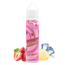 E-liquide Ice Cream Fraise 50 mL - Wpuff (Liquideo)