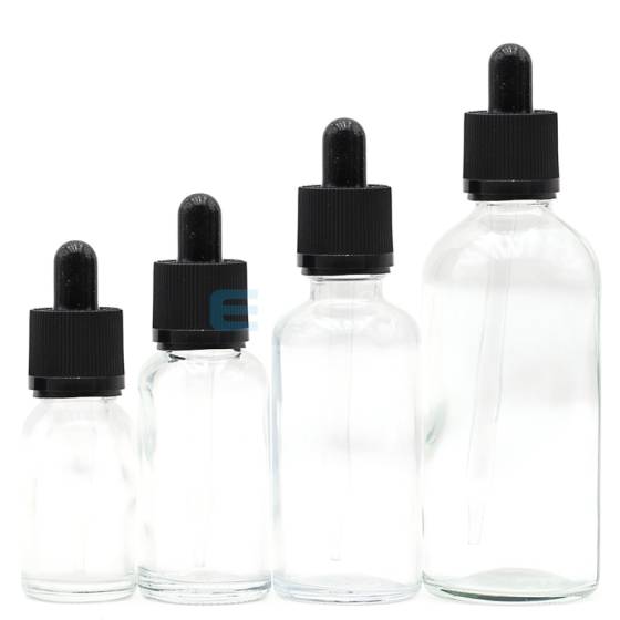 Flacon en verre 30 ml sécurisé avec pipette pour DIY e-liquide