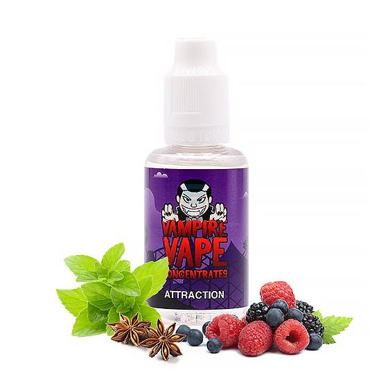 Attraction concentré 30 mL - Vampire Vape Attraction concentré 30 mL - Vampire Vape
