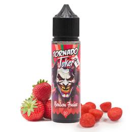 E-liquide Bonbon Fraise 50 mL - Tornado Joker