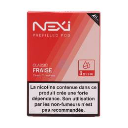 Cartouche Nexi Classic Fraise (x3) - Aspire