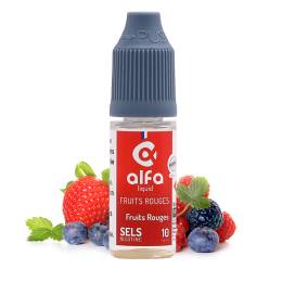 E-liquide Fruits Rouges sels de nicotine 10 mL - Alfaliquid