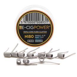 Coil Ni80 Triple Core Fused Clapton (x10) - E-Cig Power