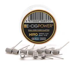 Coil Ni90 Dual Core Fused Clapton (x10) - E-Cig Power