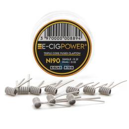 Coil Ni90 Triple Core Fused Clapton (x10) - E-Cig Power