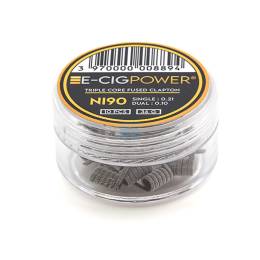 Coil Ni90 Triple Core Fused Clapton (x10) - E-Cig Power