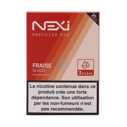 Cartouche Nexi Fraise Glacée (x3) - Aspire