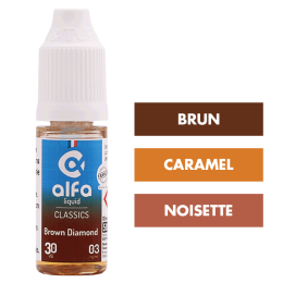 E-liquide Brown Diamond (30 VG) 10 mL - Alfaliquid