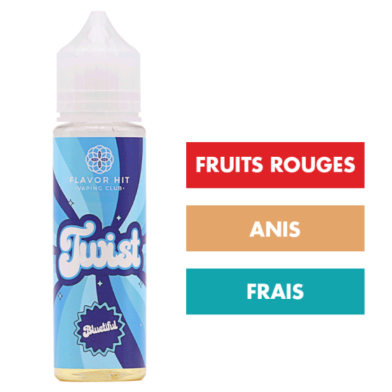 E-liquide Bluetiful 50 mL - Twist (Flavor Hit) E-liquide Bluetiful 50 mL - Twist (Flavor Hit)