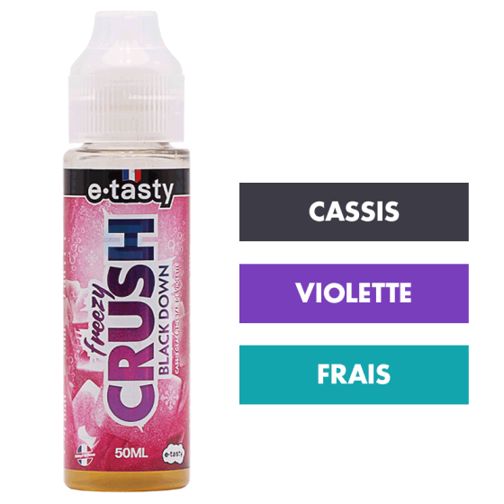 E-liquide Black Down 50 mL - Freezy Crush (E.Tasty) E-liquide Black Down 50 mL - Freezy Crush (E.Tasty)