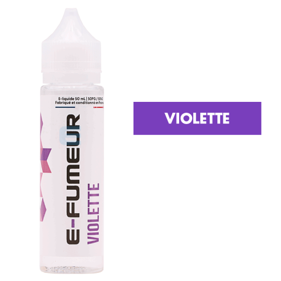 E-liquide Violette 50 mL - E-FUMEUR E-liquide Violette 50 mL - E-FUMEUR