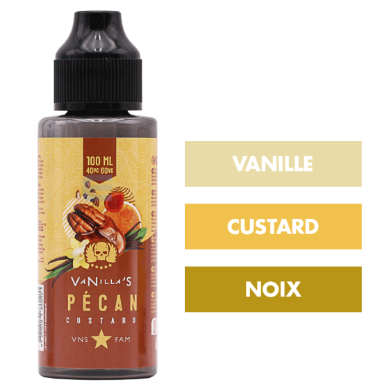 E-liquide VaNilla'S Pécan Custard 100 mL - VNS E-liquide VaNilla'S Pécan Custard 100 mL - VNS