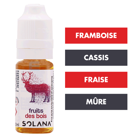 E-liquide Fruits des Bois 10 mL - Solana E-liquide Fruits des Bois 10 mL - Solana