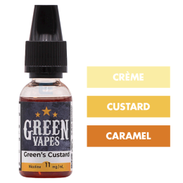 E-liquide Green's Custard 10 mL - Green Vapes