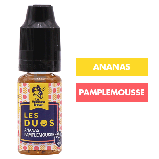 E-liquide Ananas Pamplemousse 10 mL - Le Vapoteur Breton E-liquide Ananas Pamplemousse 10 mL - Le Vapoteur Breton