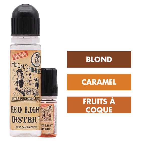 E-liquide Red Light District 60 mL - Moonshiners (Le French Liquide) E-liquide Red Light District 60 mL - Moonshiners (Le French Liquide)