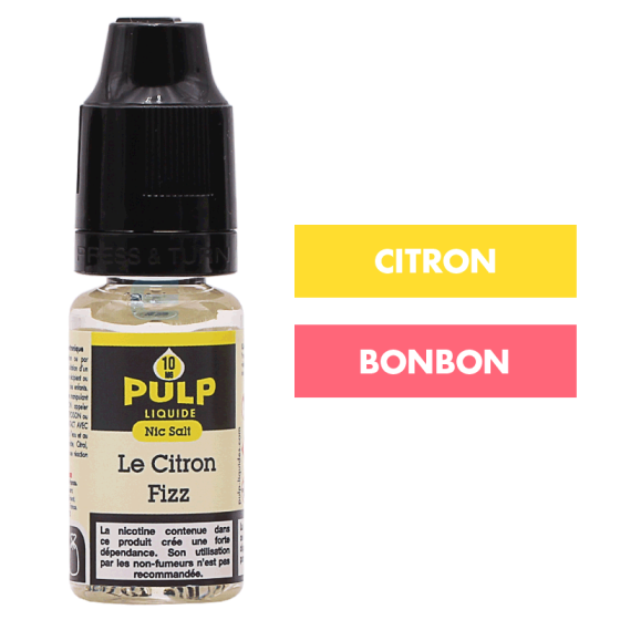 E-liquide Citron Fizz Nic Salt 10 mL - Pulp E-liquide Citron Fizz Nic Salt 10 mL - Pulp
