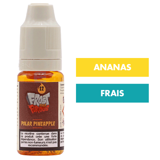 E-liquide Polar Pineapple 10 mL - Frost and Furious E-liquide Polar Pineapple 10 mL - Frost and Furious