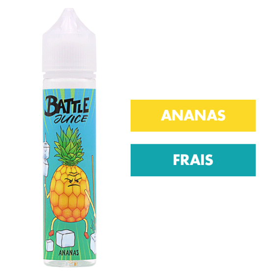 E-liquide Ananas 50 mL - Battle Juice E-liquide Ananas 50 mL - Battle Juice