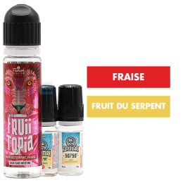 E-liquide Fruit du Serpent Fraise 60 mL - Fruiitopia (Le French Liquide)