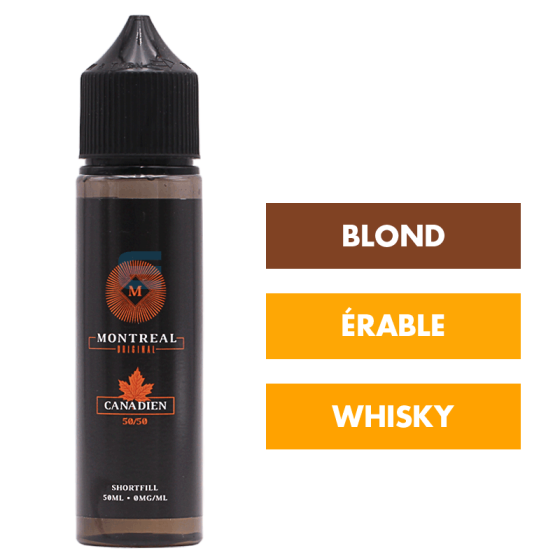E-liquide Canadien 50 mL - Montréal Original E-liquide Canadien 50 mL - Montréal Original