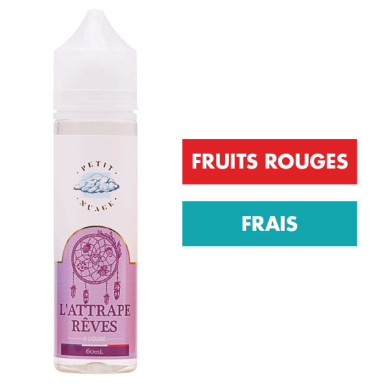 E-liquide L'Attrape Rêves 60 mL - Petit Nuage E-liquide L'Attrape Rêves 60 mL - Petit Nuage