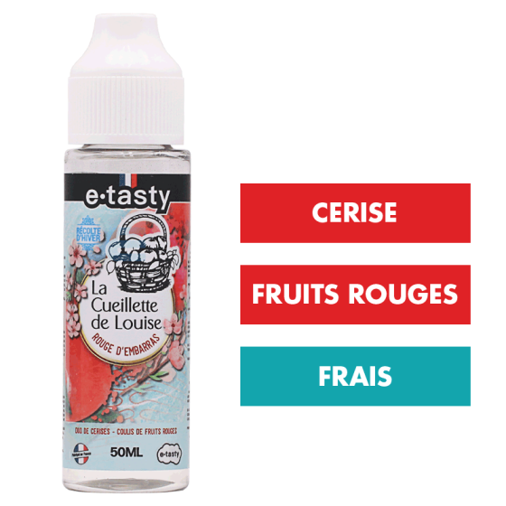 E-liquide Rouge d'Embarras (Hiver) 50 mL - La Cueillette de Louise (E.Tasty) E-liquide Rouge d'Embarras (Hiver) 50 mL - La Cueillette de Louise (E.Tasty)