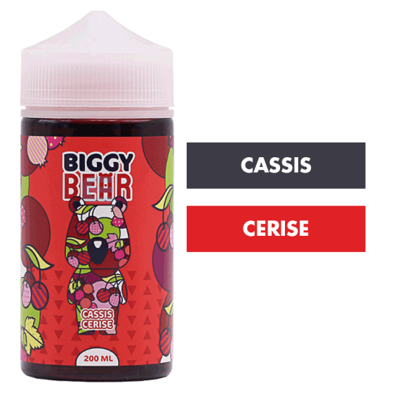 E-liquide Cassis Cerise 200 mL - Biggy Bear E-liquide Cassis Cerise 200 mL - Biggy Bear