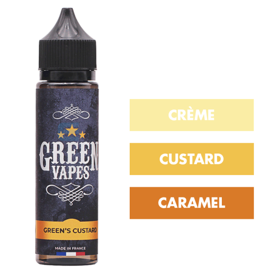 E-liquide Green's Custard 50 mL - Green Vapes E-liquide Green's Custard 50 mL - Green Vapes