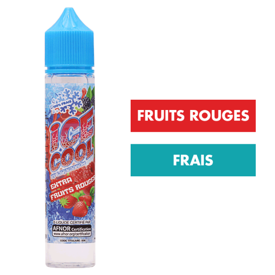 E-liquide Extra Fruits Rouges 50 mL - Ice Cool (Liquidarom) E-liquide Extra Fruits Rouges 50 mL - Ice Cool (Liquidarom)