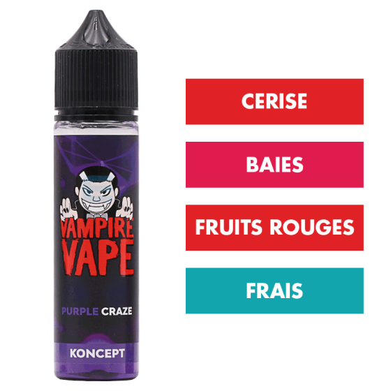 E-liquide Purple Craze 50 mL - Vampire Vape E-liquide Purple Craze 50 mL - Vampire Vape