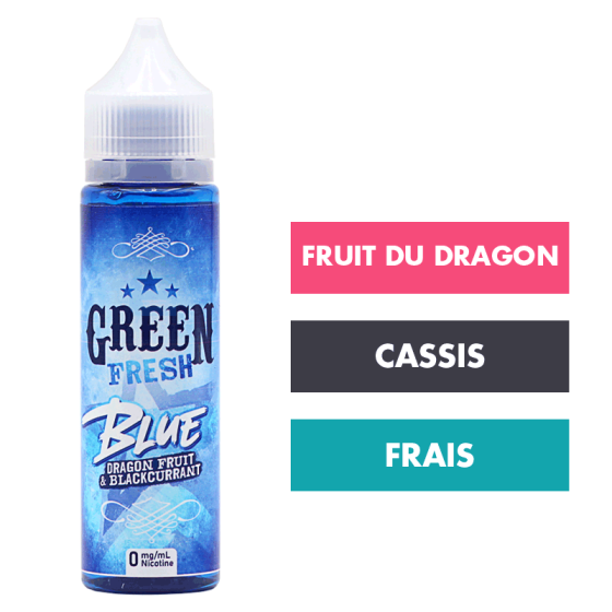 E-liquide Blue 50 mL - Green Fresh E-liquide Blue 50 mL - Green Fresh