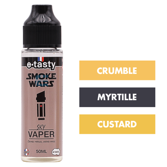 E-liquide Sky Vaper 50 mL - Smoke Wars (E.Tasty) E-liquide Sky Vaper 50 mL - Smoke Wars (E.Tasty)