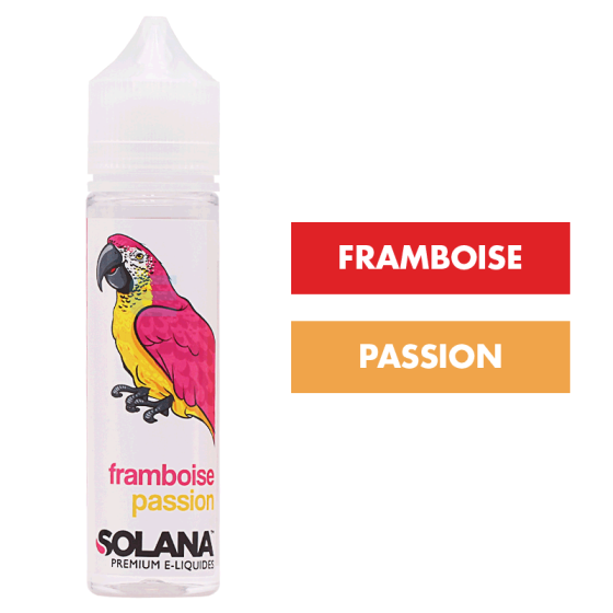 E-liquide Framboise Passion 50 mL - Solana E-liquide Framboise Passion 50 mL - Solana