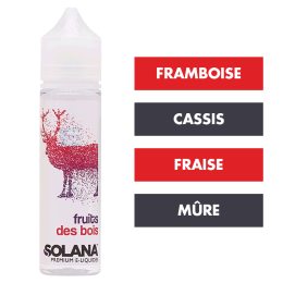 E-liquide Fruits des Bois 50 mL - Solana