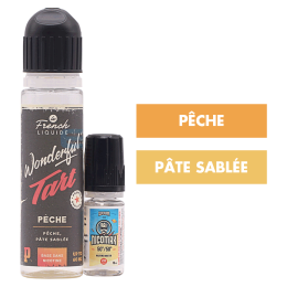 E-liquide Pêche 60 mL - Wonderful Tart (Le French Liquide)