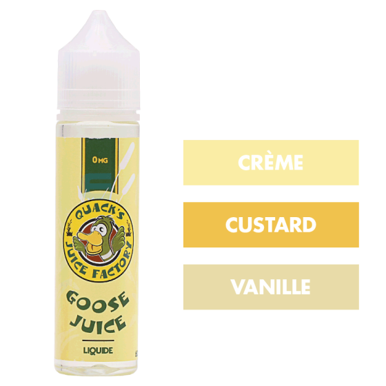 E-liquide Goose Juice 60 mL - Quack's Juice Factory E-liquide Goose Juice 60 mL - Quack's Juice Factory