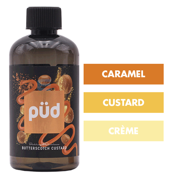 E-liquide Butterscotch Custard 200 mL - Püd (Joe’s Juice) E-liquide Butterscotch Custard 200 mL - Püd (Joe’s Juice)