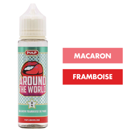 E-liquide Macaron Framboise de Paris 50 mL - Around The World (Pulp)