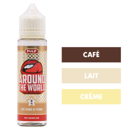 E-liquide Café Crème de Vienne 50 mL - Around The World (Pulp)